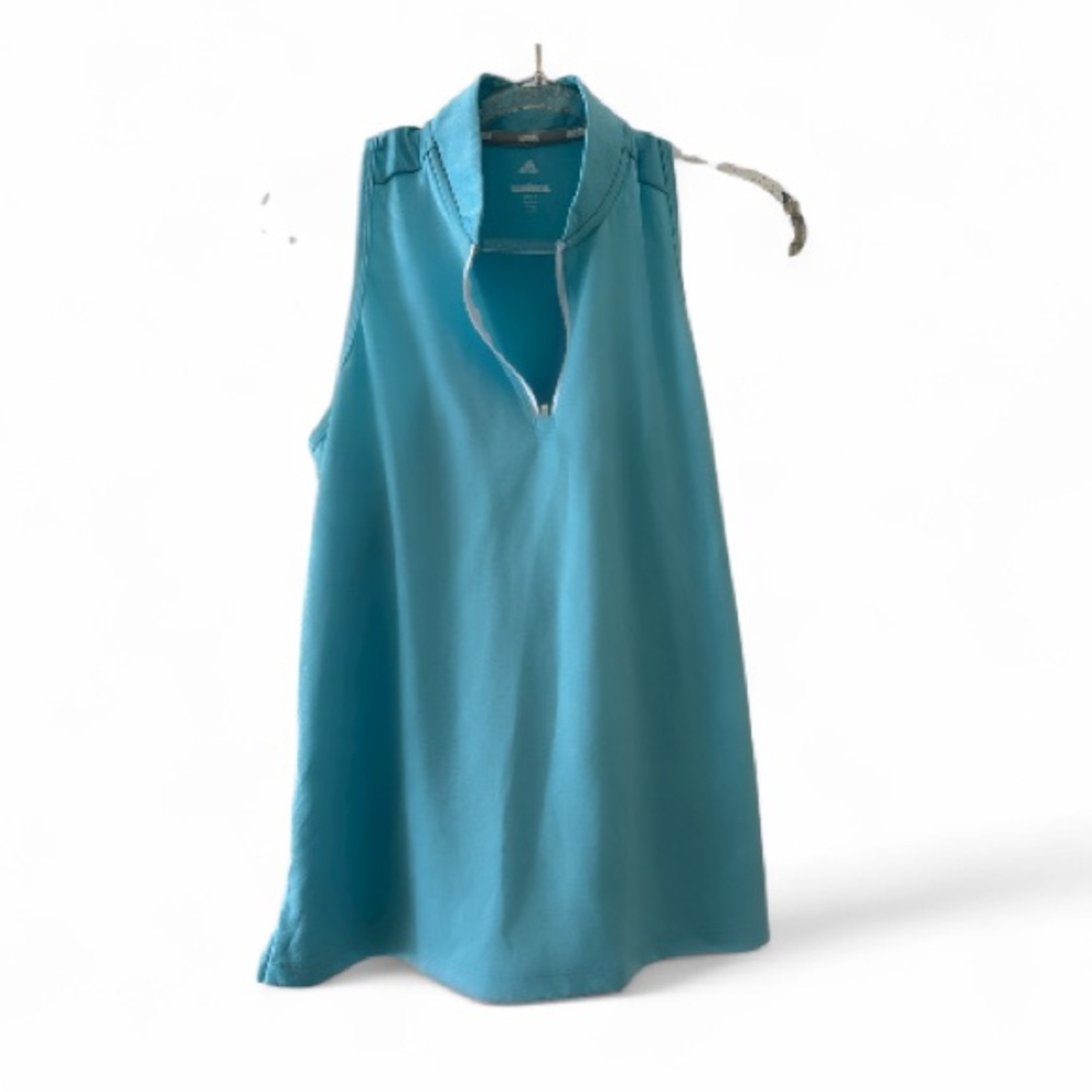 Women’s Adidas Large Teal Golf Sleeveless Shirt